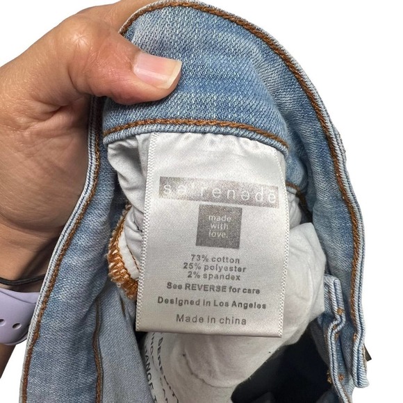 SERENEDE Jeans Pants Sacred Plasma‎ Spray Paint Distressed Mens Size 40 - Picture 9 of 11